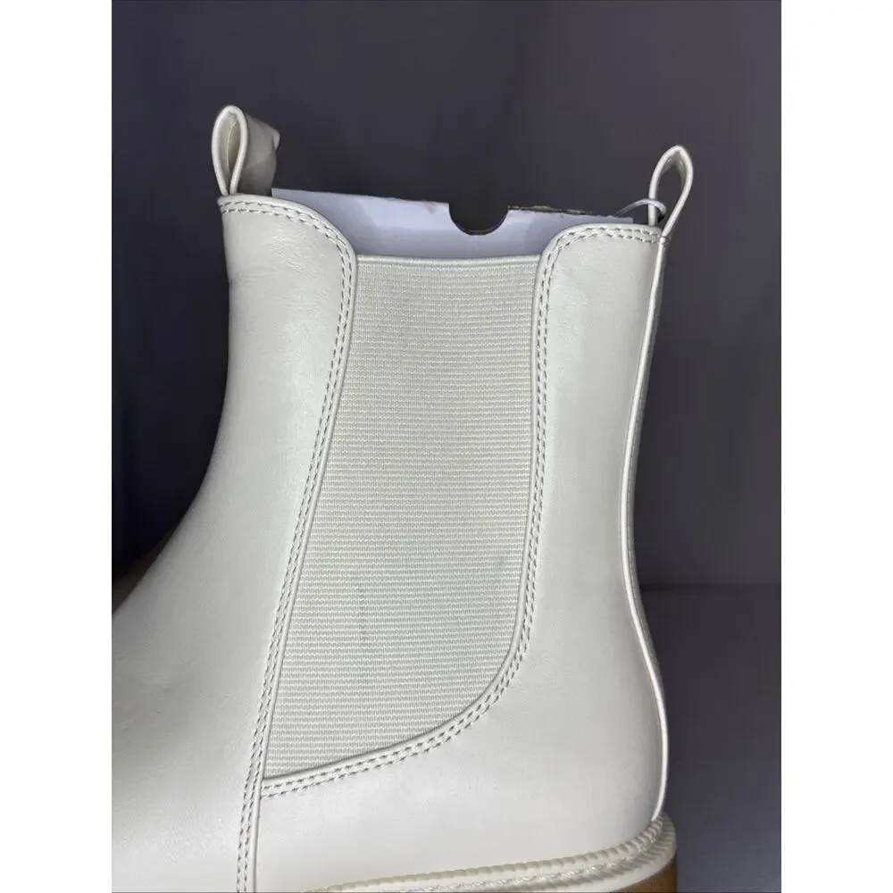 A New Day Women's Demi Ankle Boots Off White Size 7